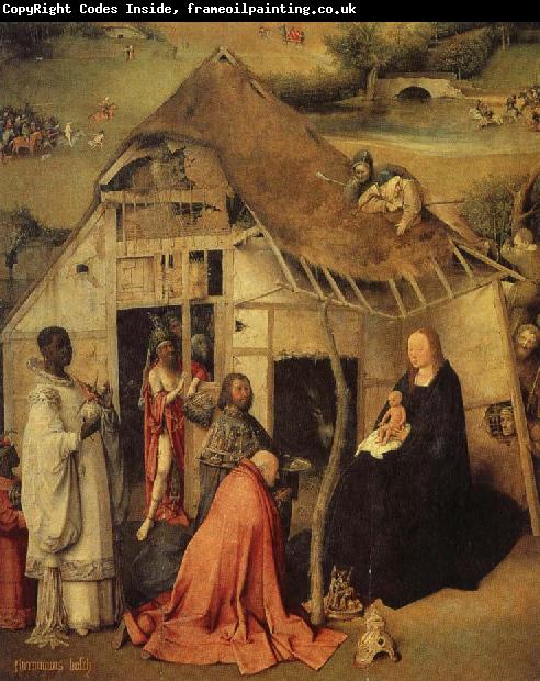 BOSCH, Hieronymus The adoration of the three Kings